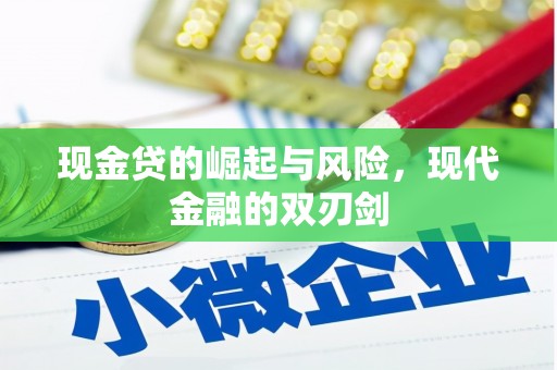 荣昌现金贷的崛起与风险，现代金融的双刃剑