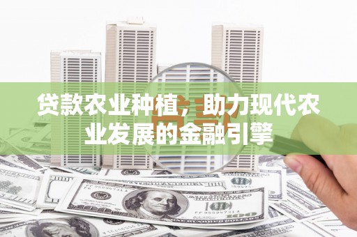 荣昌贷款农业种植，助力现代农业发展的金融引擎