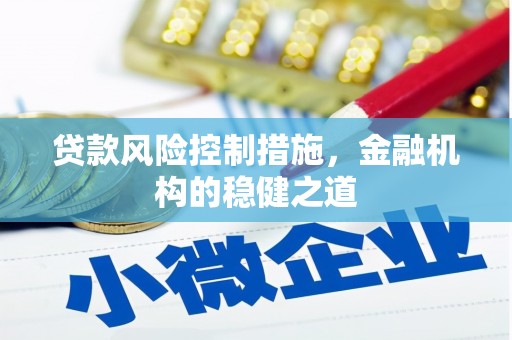 荣昌贷款风险控制措施，金融机构的稳健之道