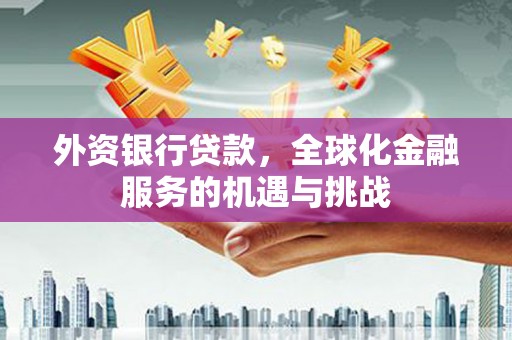 荣昌外资银行贷款，全球化金融服务的机遇与挑战