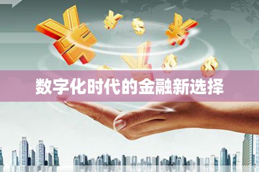 荣昌数字化时代的金融新选择