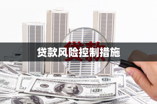 荣昌贷款风险控制措施